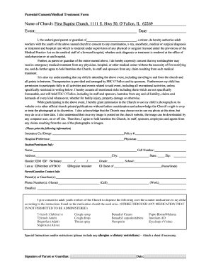 Parental Consent for Medical Treatment