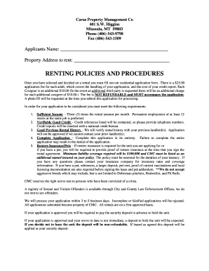 Residential Rental Application Form