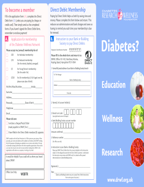 Diabetes Wellness Network Membership Application