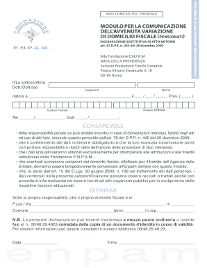 MOD. DOMICILIO FISC. PENSIONATI