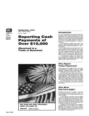 IRS Form 8300 Instructions