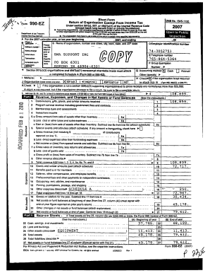 IRS Form 990-EZ 2007