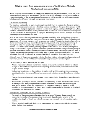 Grinberg Method Client Information Sheet