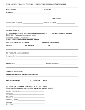 Patient Health Questionnaire