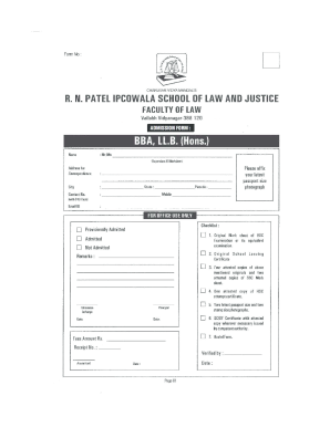 Student Admission Form