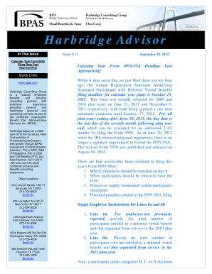 IRS Form 8955-SSA Filing Notice