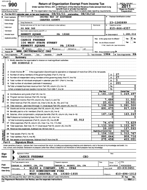 Form 990 2011