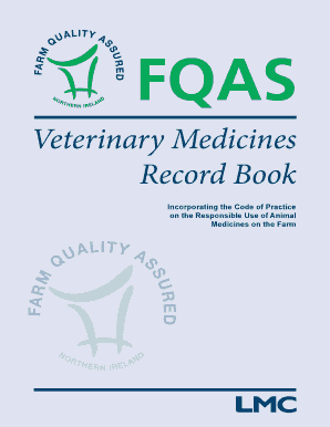 Veterinary Medicines Record Book