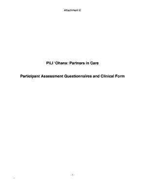PILI 'Ohana Diabetes Assessment Form