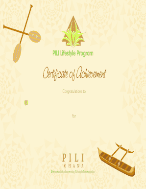 Customizable Certificate of Achievement Customizable Certificate of Achievement - www2 jabsom hawaii