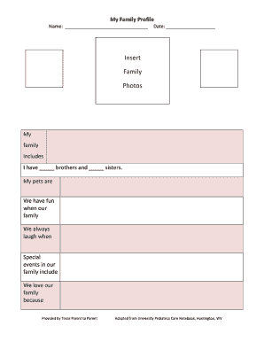 My Family Profile