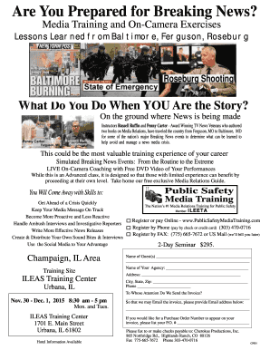 Are You Prepared for Breaking News - ileasorg