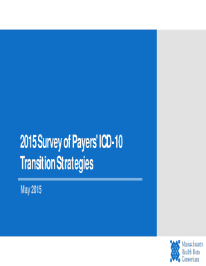 2015 Survey of Payers' ICD-10 Transition Strategies