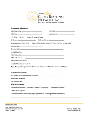 Behavioral Health Referral Form