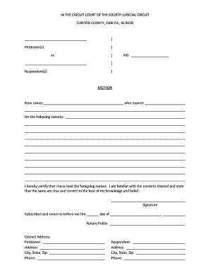 Motion for Circuit Court