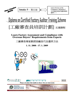 Factory Auditor TrainingNo08pamphlet - exporters org