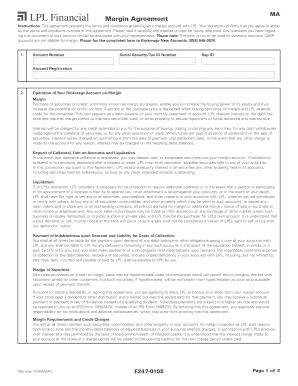 Margin Account Agreement