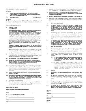 Non-Disclosure Agreement