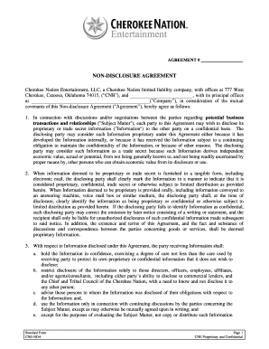 Non-Disclosure Agreement