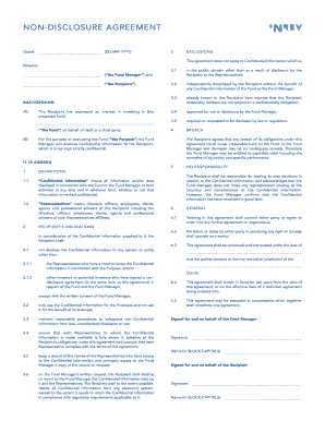 11000 6 - NON-DISCLOSURE AGREEMENT - INREV - inrev