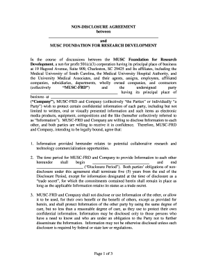 Non-Disclosure Agreement