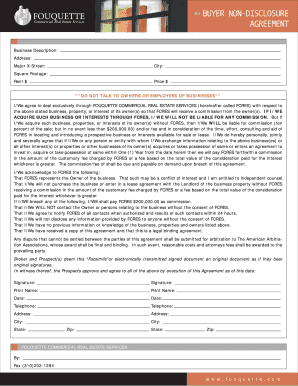 Buyer Non-Disclosure Agreement