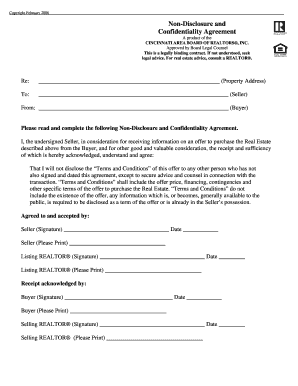 Non-Disclosure and Confidentiality Agreement
