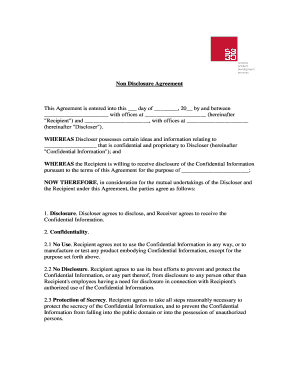 Non-Disclosure Agreement