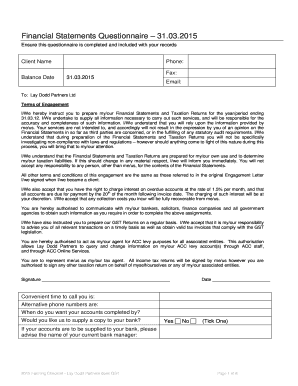 2015 Farming Checklist - Lay Dodd Partners does GST - laydodd co