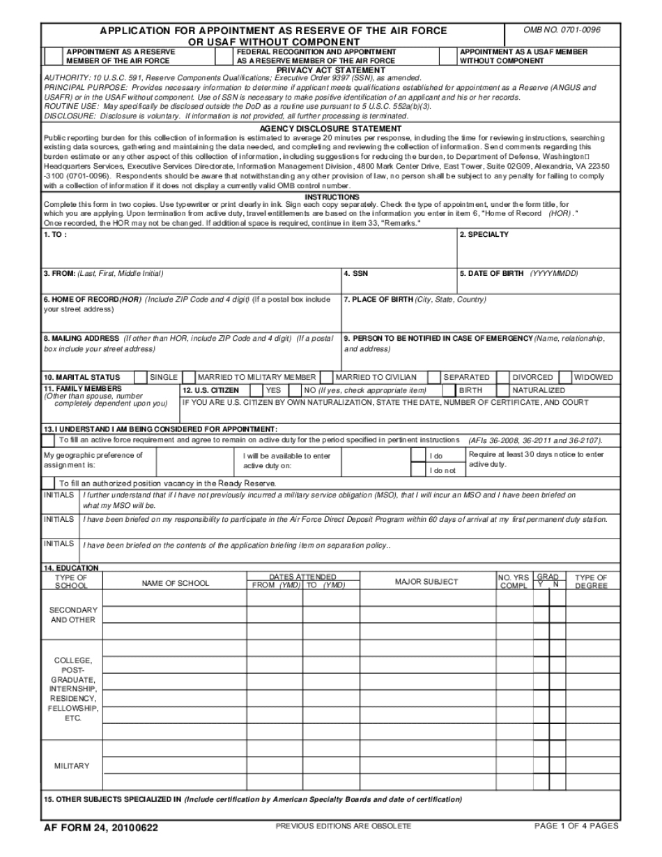 Get The Up-To-Date Air Force Dd Form 215 2010-2023 Now - Dochub