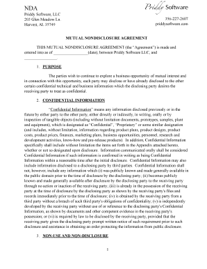 Mutual Non-Disclosure Agreement