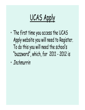 UCAS Apply Registration Form