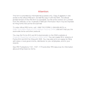 IRS Form W-2 (2007)