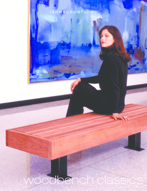 Fillable Online Gretchen Bench Landscape Forms Fax Email Print