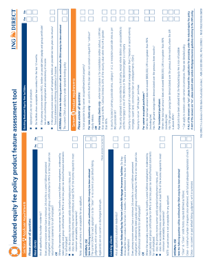Reduced Equity Fee Policy Assessment Tool