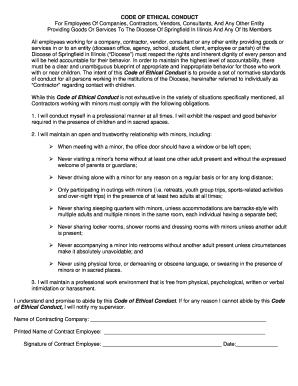 Code of Ethical Conduct for Employees