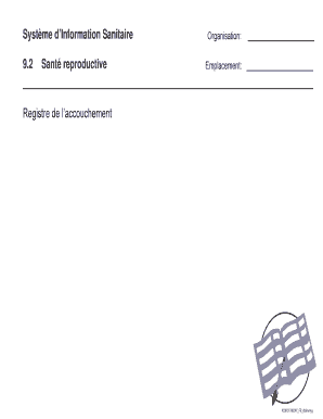 Registre de l’accouchement