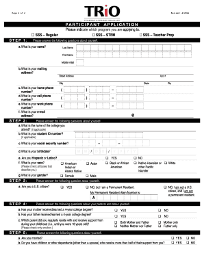 Student Support Services Application