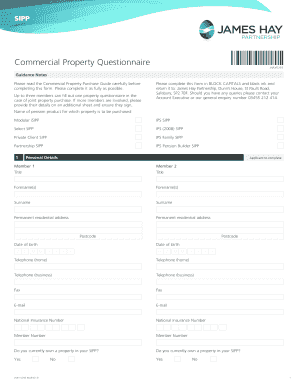 Commercial Property Purchase Questionnaire
