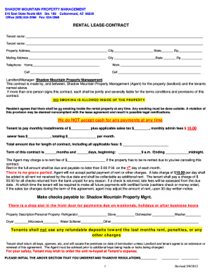Residential Lease Agreement