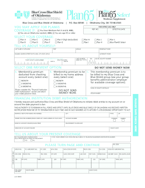 Plan65 Medicare Supplement Application