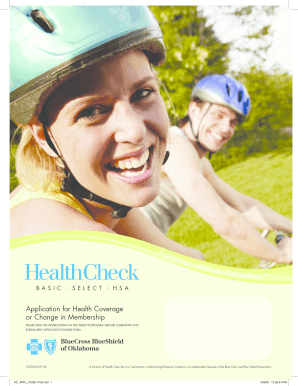 Health Check Application or Change in Membership