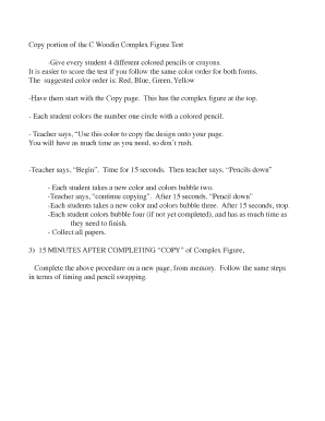 C Woodin Complex Figure Test