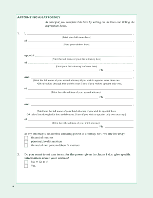Queensland Enduring Power of Attorney Form