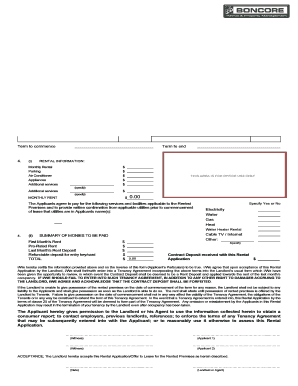 Rental Application Form