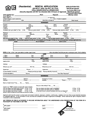 Residential Rental Application