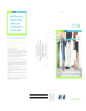 Standard Chartered Recurring Payment Plan Consent Form