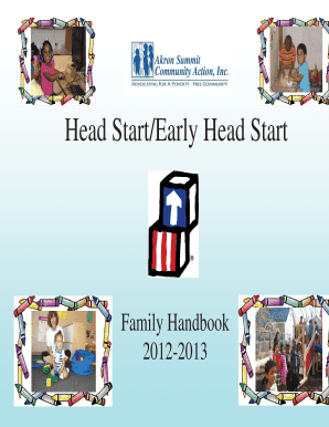 Head Start Family Handbook