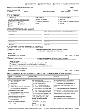 New Account Application Form