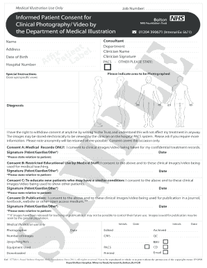 Informed Patient Consent for Clinical Photography